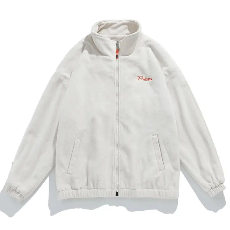 Spring and  Autumn New Fleece Knitted Coat Men's Loose Couple Suit Versatile High Street Style