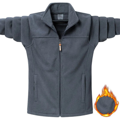 US Plus Size 9XL New Winter Fleece Jacket Men Tactical Softshell Fleece Camping Work Coat Fashion Thick Warm Harajuku Parkas Man