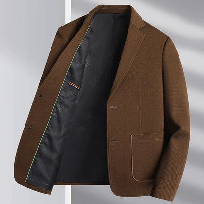 New Men's Slim Fashion Everything High-grade Korean Version of The Wedding Gentleman British Style Hosting Casual Blazer