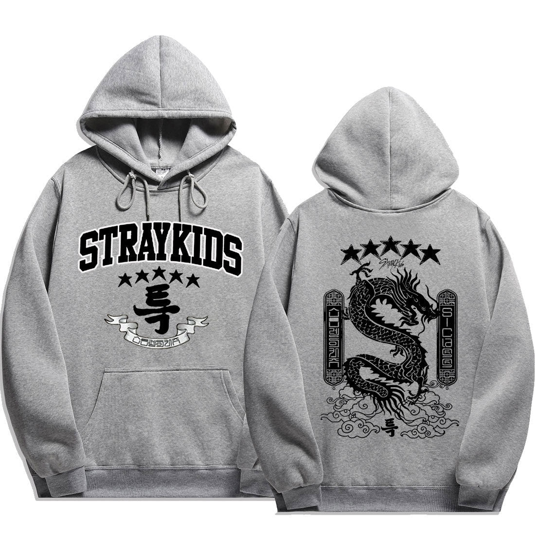 5 Star Hoodies Y2k Fashion Dragon Graphic Hoodie Women Men Autumn Winter Sweatshirt Korean Streetwear Hip Hop Clothes