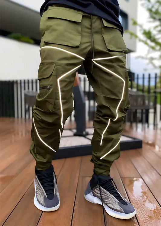 saferido Europe And America Personality Tide Brand Loose Multi-pocket Leisure Cargo Pants Men's Summer Cotton Men's Trousers