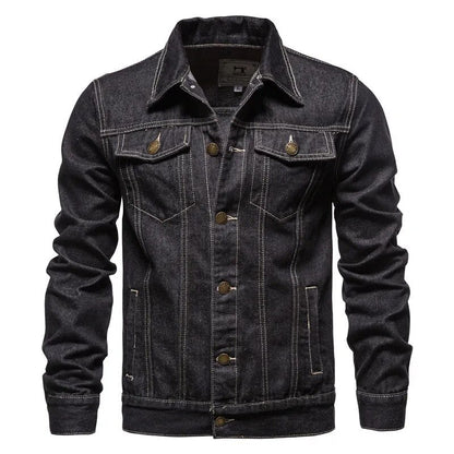 Spring And Autumn Fried Street Men's Denim Jacket Cotton Casual Slim Jacket Men's Jean Jacket Men's Clothing