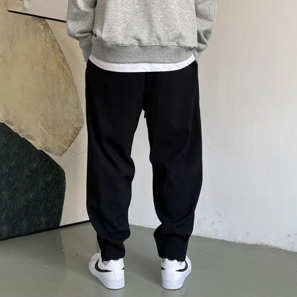 saferido Japanese Streetwear Hip Hop Sweatpants American Casual Oversize Jogging Pants Harajuku Sport Joggers Harem Trousers Men Clothing