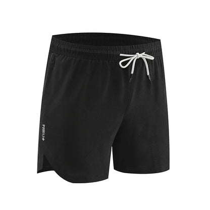 saferido American Style Ice Silk Men Sports Shorts Track and Field Basketball Shorts Solid Color Loose Quick Drying Woven Training Pants