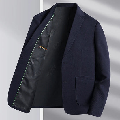 New Men's Slim Fashion Everything High-grade Korean Version of The Wedding Gentleman British Style Hosting Casual Blazer