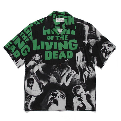 Leopard Print Wacko Maria High Quality Men Women Streetwear Casual Short Shirt Japan