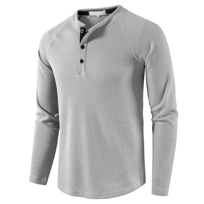 Long Sleeve T Shirt for Men Solid Spring Summer Casual Mens T-shirt Breathable Male Tops Fashion Clothes Men's T-shirts