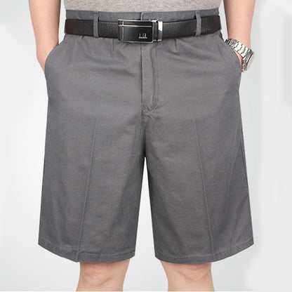 100% Cotton Shorts Men New Summer Knee Length Boardshorts Classic Brand Comfortable Clothing Shorts Male Short  Sofr Trousers