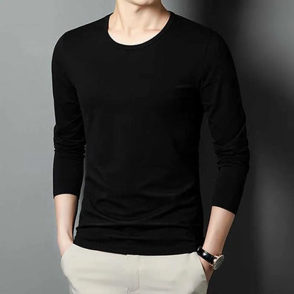saferido Fashion O-Neck Solid Color Casual T-Shirts Mens Clothing 2024 Spring Summer New Loose Korean Pullovers Tops All-match Tee Shirt