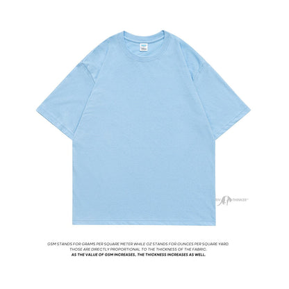 100% Cotton Men's T shirts  Summer Solid Color Casual Short Sleeve Tees For Man Basic T-shirt Couple Male Tees Tops
