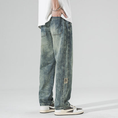 Baggy Jeans Men Wide Leg Pants Casual Oversize Jeans For Men Clothing Loose Fit Streetwear Vintage Male Denim Trousers New