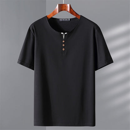 12XL 10XL Plus Size T-shirt Men Summer Short Sleeve T Shirt Big Size Tops Tees Male Casual Solid Color Tshirt 12XL