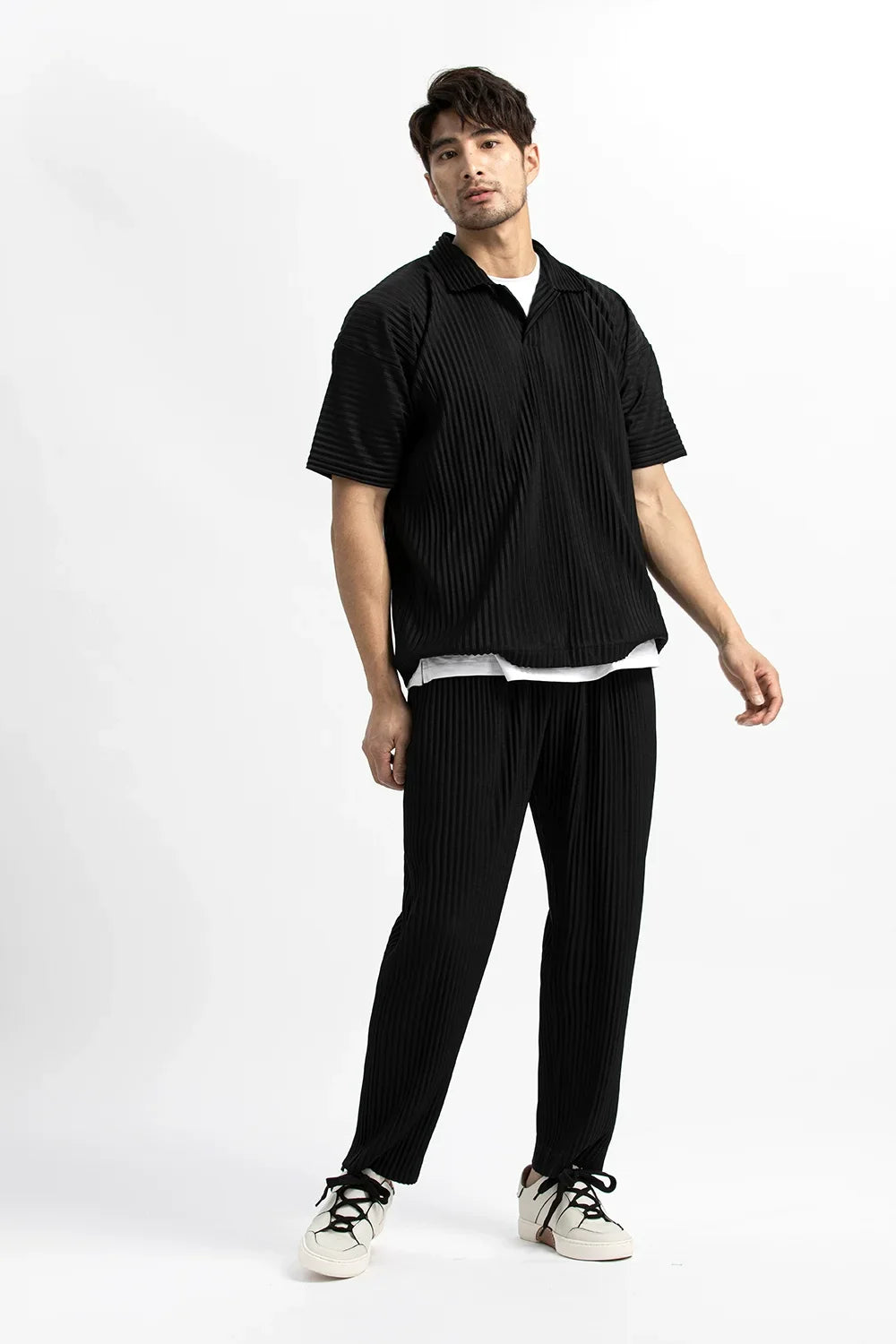 Pleated Pants For Men Casual Pants Men Japanese Streetwear Men Fashion Japanese Style Trousers Baggy Pants Wild Trousers