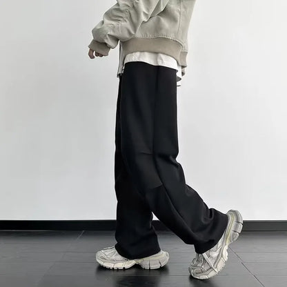 saferido Baggy Men's Sports Pants Oversized Hip Hop Joggers Harajuku Streetwear Male Sweatpants Casual Wide Leg Trousers Korean