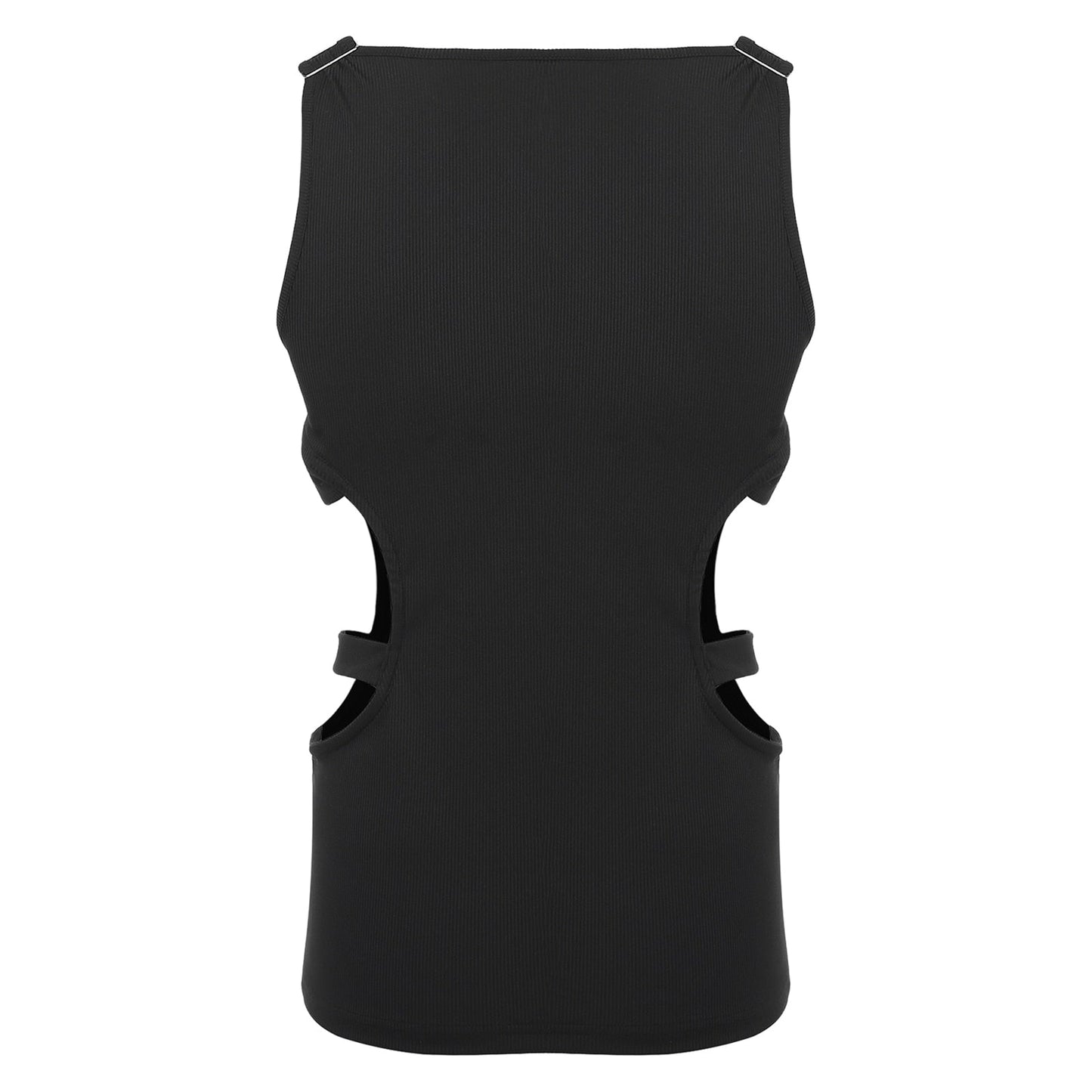 Gym Tank Top Men T-shirts Slim Fit Bodybuilding Sports Fitness Ribbed Vest Tops Breathable Hollow Out Sleeveless Shirts Clubwear