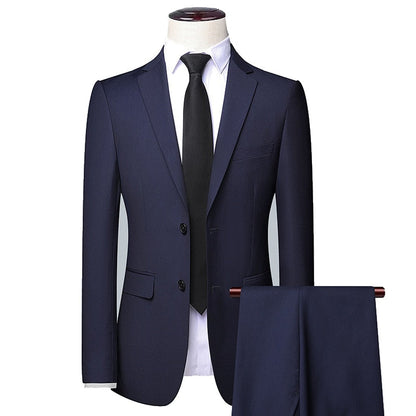 High Quality Men Suits Blazer 3 Pieces Elegant 2 Sets Luxury Wedding Business Vest Pants Coats Formal Jackets Free Shipping