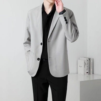 Spring 4 Color Blazer Men Slim Fashion Social Mens Dress Jacket Business Formal Jacket Men Office Suit Jacket S-3XL