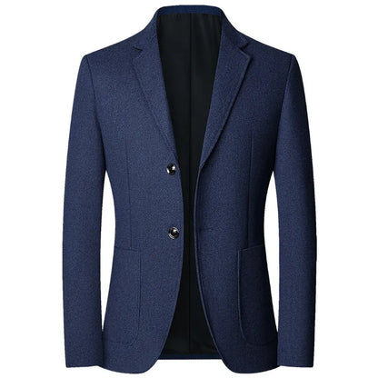 Autumn Men Blazers Suits Jackets Business Casual Suit Wool Coats High Quality Male Slim Fit Blazers Jackets Blazers Coats