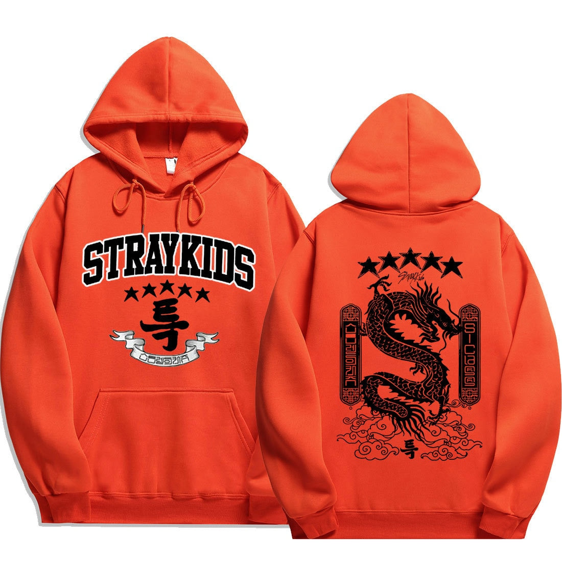 5 Star Hoodies Y2k Fashion Dragon Graphic Hoodie Women Men Autumn Winter Sweatshirt Korean Streetwear Hip Hop Clothes