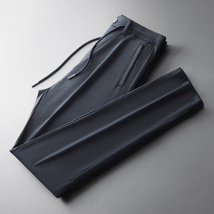 Brand Summer Pants for Men Business Casual Fashion Thin Breathable Men Trousers Mid Straight Solid Color Men Pants