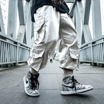 Hip Hop Cargo Pants Men Streetwear Cotton Joggers Fashion Sweatpants Male Casual Harem Trousers Summer Harajuku Pants Men Women