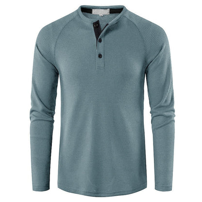 Long Sleeve T Shirt for Men Solid Spring Summer Casual Mens T-shirt Breathable Male Tops Fashion Clothes Men's T-shirts