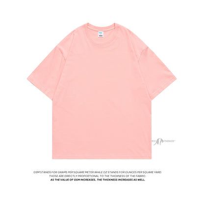 100% Cotton Men's T shirts  Summer Solid Color Casual Short Sleeve Tees For Man Basic T-shirt Couple Male Tees Tops