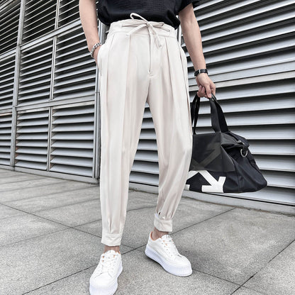Brand Clothing Men's Spring High Quality Casual Pants/Male Spring Fashion Business casual Trousers Loose Haroun Pants 29-36