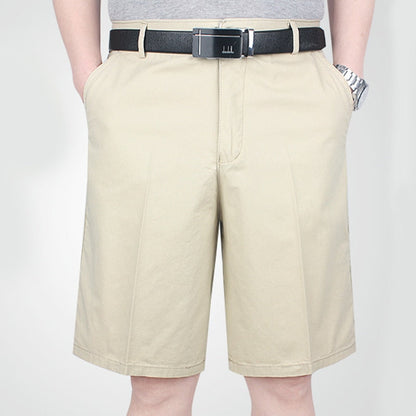 100% Cotton Shorts Men New Summer Knee Length Boardshorts Classic Brand Comfortable Clothing Shorts Male Short  Sofr Trousers