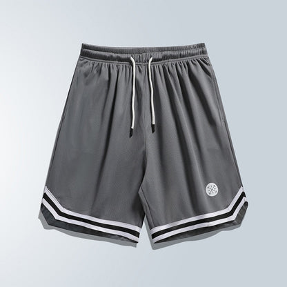 Men's Summer Mesh Sports Shorts Basketball Fitness Speed Dry Running Breathable Shorts Casual Loose Large Size Bermuda Shorts