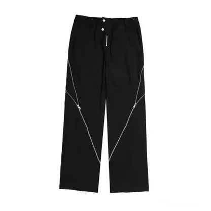 saferido Autumn Winter Trousers for Men Tailoring Loose Punk Baggy Straight Cotton Casual Pants Man Trend Sale Spandex Slacks Streetwear