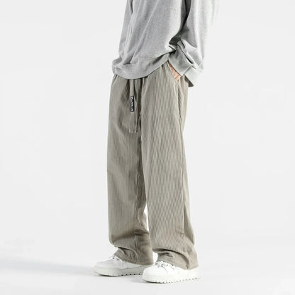 saferido  Y2k Harajuku Corduroy Baggy Sweatpants Harem Pants Men Korean Fashions Wide Leg Pants Japanese Streetwear Joggers Pants