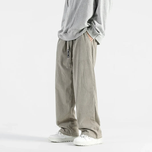 saferido  Y2k Harajuku Corduroy Baggy Sweatpants Harem Pants Men Korean Fashions Wide Leg Pants Japanese Streetwear Joggers Pants