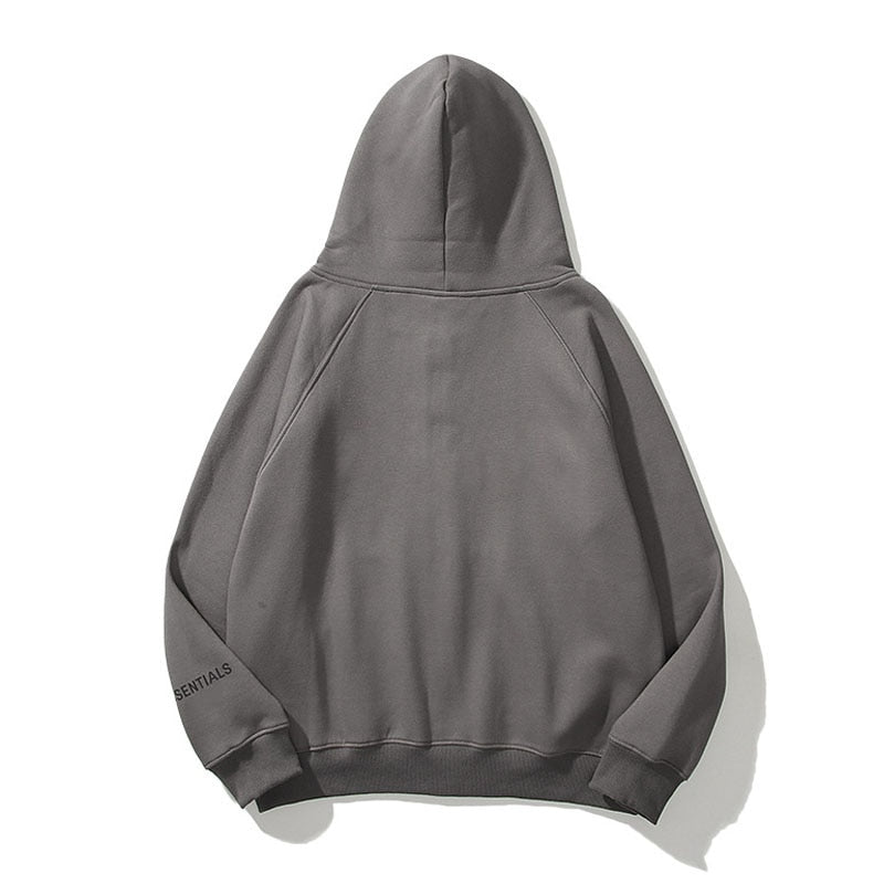 Brand Oversize Fleece Hoodies Sweatshirts Men Stereoscopic Letters Streetwear Hip Hop Casual Cotton Zipper Cardigan Couples Tops