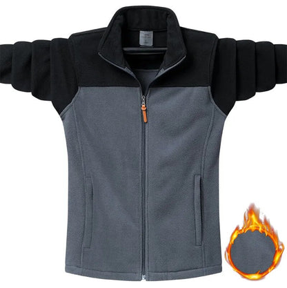 US Plus Size 9XL New Winter Fleece Jacket Men Tactical Softshell Fleece Camping Work Coat Fashion Thick Warm Harajuku Parkas Man