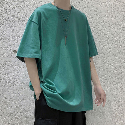 100% Cotton T-shirts Men Summer Solid T shirts Women's Basic T-shirts Short Sleeve Classic Tees Female Casual Tops