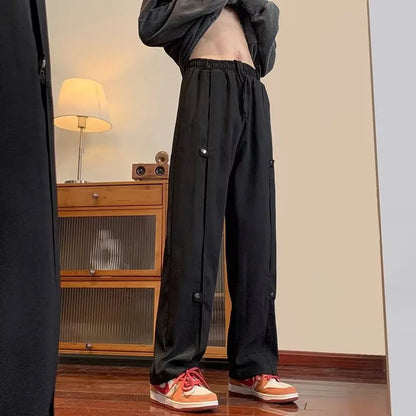 saferido Techwear Casual Pants Men Designed Cool High Street Water-proof Teens Couples Harajuku Streetwear Y2k Trousers Cargo Style Ins