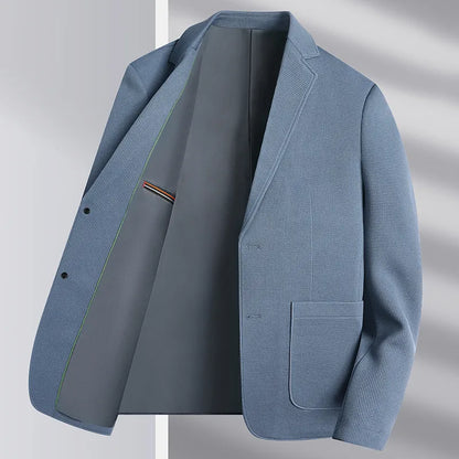 New Men's Slim Fashion Everything High-grade Korean Version of The Wedding Gentleman British Style Hosting Casual Blazer