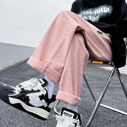 saferido Men Japanese Streetwear 6 Colors Solid Sweatpants Man Black Joggers Pants Male Korean Hip Hop Harajuku Track Pants