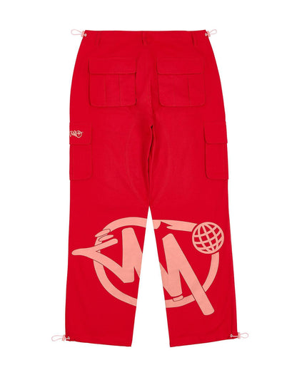 Streetwear Y2K Cargo Pant Overalls Minus Two Black Pants New Harajuku Fashion Casual Loose Men Rock Straight Wide Leg Pants