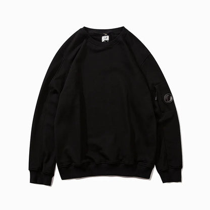 saferido Fall Winter Male Collection Casual Fashion Style O-Neck Loose Fit Sweatshirt for Men Oversized Outwear Men Clothing Street Grey