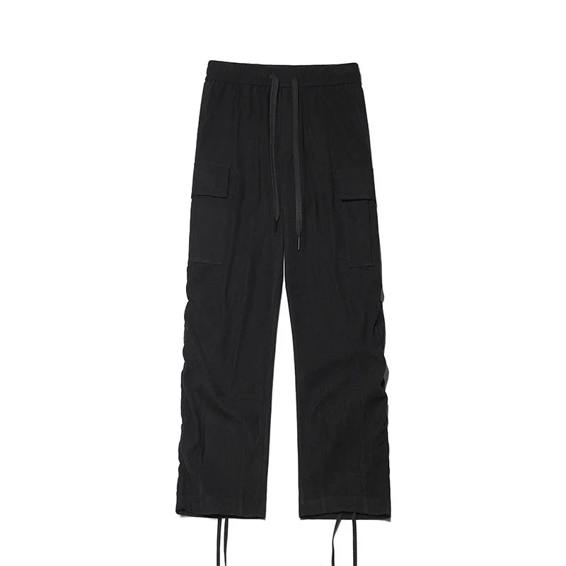 saferido Black Cargo Pants Men Hip Hop Pants Mens Autumn Harem Pant Streetwear Harajuku Jogger Sweatpant Cotton Trousers Male Pants