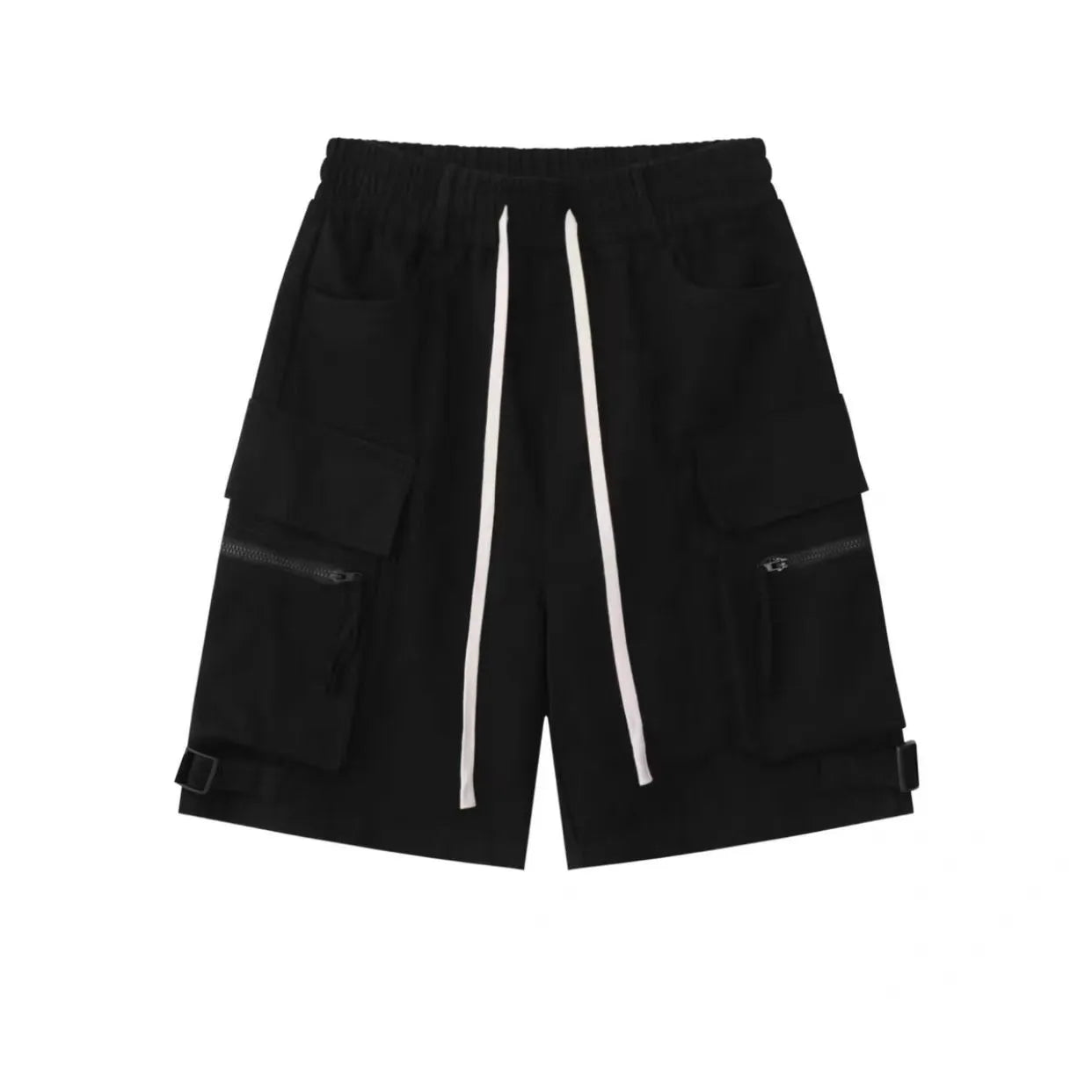 saferido Summer American High Street Pure Cotton Work Clothes Multi Pocket Shorts For Men And Women Street Retro Hip Hop Capris Fashion