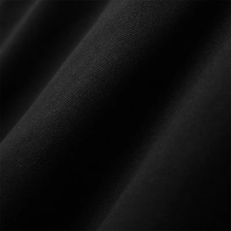 Men Hoodies Solid Color Lapel Long Sleeve Zipper Sweatshirts Loose Streetwear Korean Casual Male Pullovers S-5XL