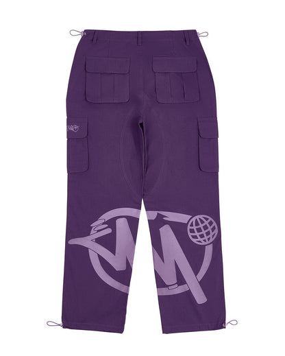 Streetwear Y2K Cargo Pant Overalls Minus Two Black Pants New Harajuku Fashion Casual Loose Men Rock Straight Wide Leg Pants