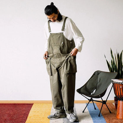 saferido Streetwear Casual Romper Overalls Men And Women Fashion Sleeveless Straps Jumpsuit Spring Summer Vintage Patch Pockets Playsuits