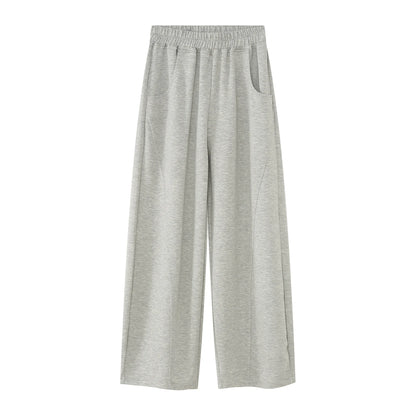 saferido Baggy Sweatpants Men Wide Leg Casual Pants Men Oversize Gray Khaki Trousers Male Loose Korean Streetwear Old Money