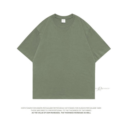 100% Cotton Men's T shirts  Summer Solid Color Casual Short Sleeve Tees For Man Basic T-shirt Couple Male Tees Tops