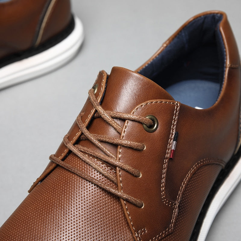 saferido Spring/Summer New Men Shoes Comfy Luxury Brand Men Casual Shoes Lace Up Business Style Dress Shoes Men Shoes