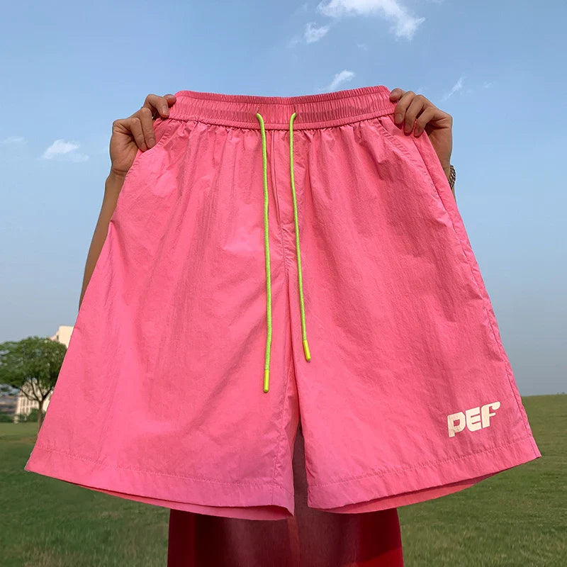 saferido Summer Quick Dry Men's Pants Summer Men Short Bermuda Masculina Mesh Oversized Board Shorts Male Brand Sweatpant